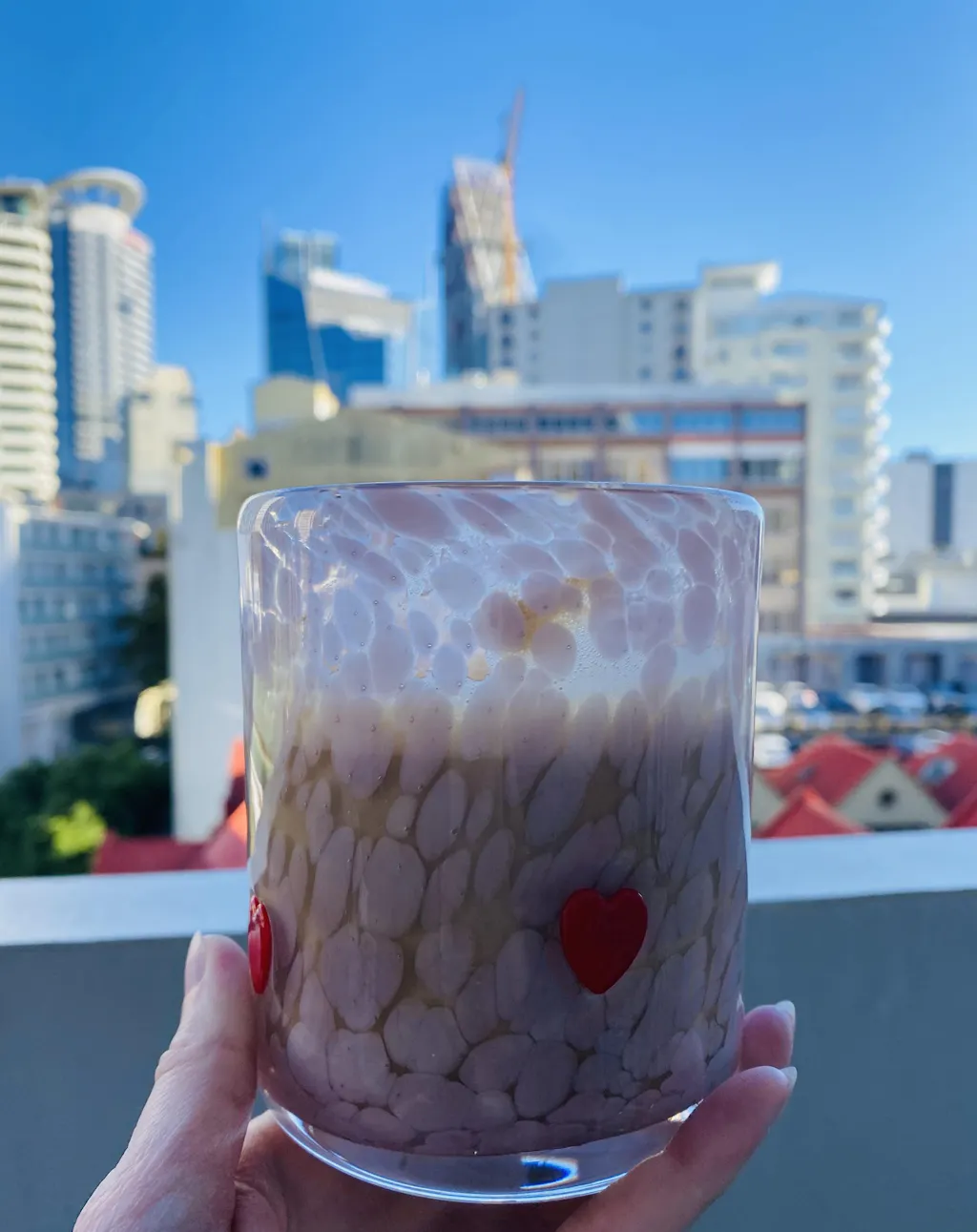 Speckle Icon Cup - Red Heart