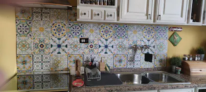 2D Adesivi per Cucina, Impermeabile Piastrelle da Parete in PVC Piastrelle Autoadesive in Buccia e Bastone Decorazione Artistica per Cucina, Soggiorno, Bagno 2D Adesivi per Cucina, Impermeabile Piastrelle da Parete in PVC Piastrelle Autoadesive in Buccia e Bastone Decorazione Artistica per Cucina, Soggiorno, Bagno