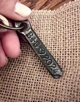 Iron Tally Mark Keychain