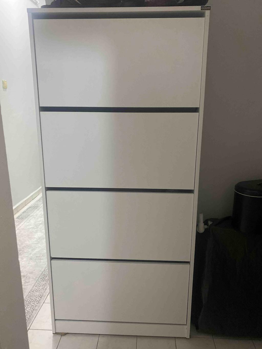 Pantofar Adore XL, 4 compartimente, capacitate 24 perechi incaltaminte, 73 x 157 x 26 cm