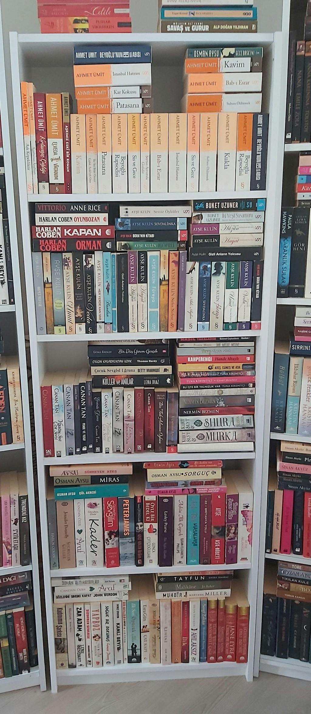 Biblioteca Adore Nurdan, 5 rafturi, 58 x 170 x 23 cm