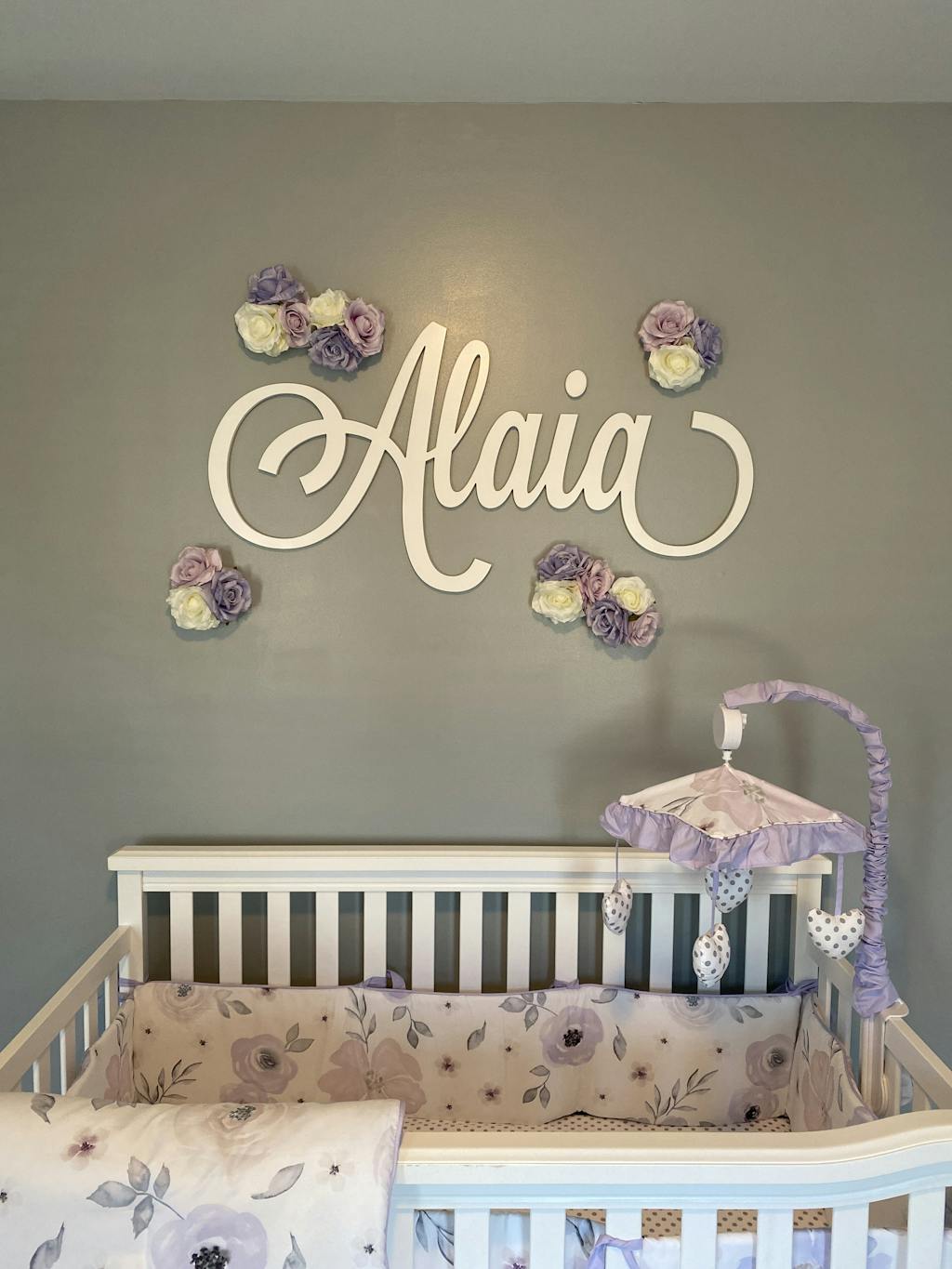 Wooden Nursery Name Sign Personalized Nursery Decor For Baby Girl or Boy