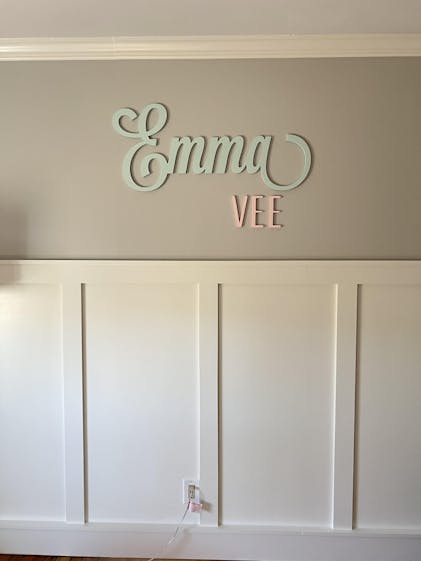 Design Your Dream Nursery with our #1 Selling Custom Name Sign