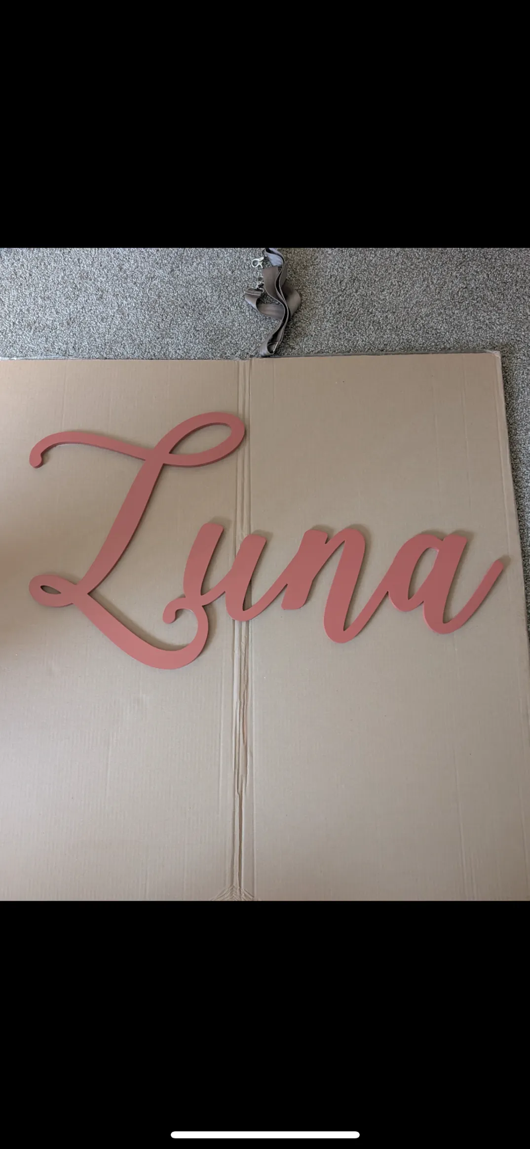 Custom Wooden Name Sign - All Script Fonts (Instant Font Preview)
