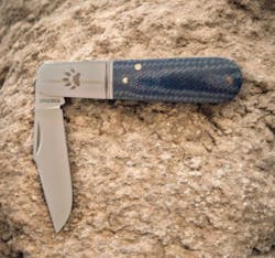 Otter Creek Barlow Denim Micarta Slipjoint - RCT020-BDM