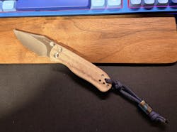 Drop Bear 2 | Compression Lock - Clip Point + Natural Micarta