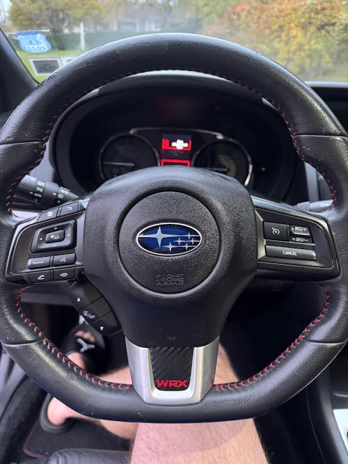 AFD Overlays Steering Wheel Bottom Logo Pre-cut Overlay compatible with 2012-2021 WRX