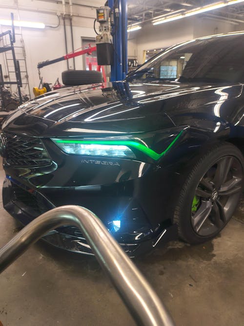 Headlight DRL Daytime Running Lights and Amber Delete Pre-cut Overlay Tint for 2023+ Acura Integra