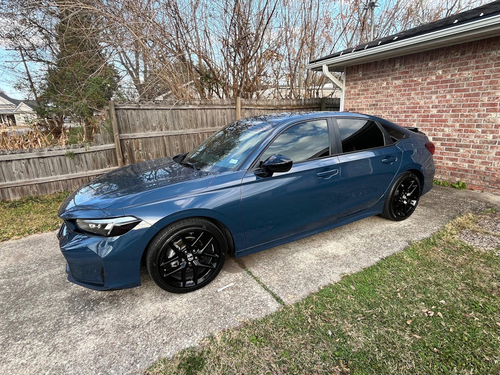 Headlight Amber Delete Pre-cut Smoke Overlay for 2022+ Honda Civic Hatch Sedan Type-R FL5