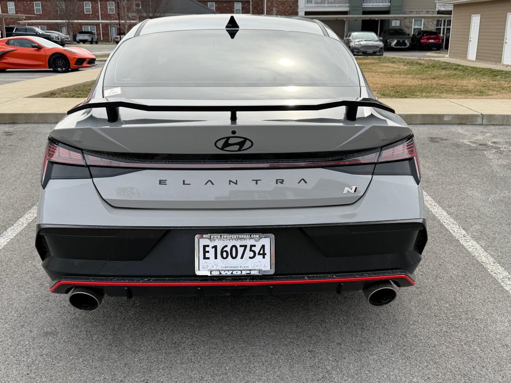 Smoked Tail Light Turn-Reverse Pre-Cut Overlay for 2021+ Elantra N