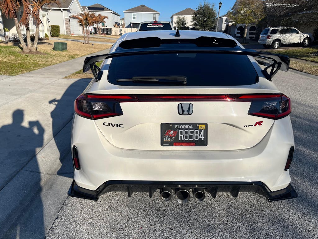 2022+ Honda Civic Hatchback / Honda Type-R Tail Light Reverse / Turn Signal Pre-cut Overlay