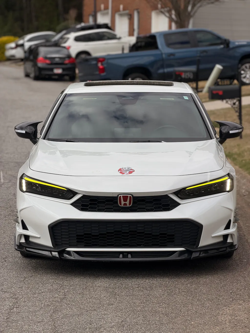 DRL Daytime Running Light and Amber Delete Pre-cut Overlay Tint V1 for 2022+ Honda Civic