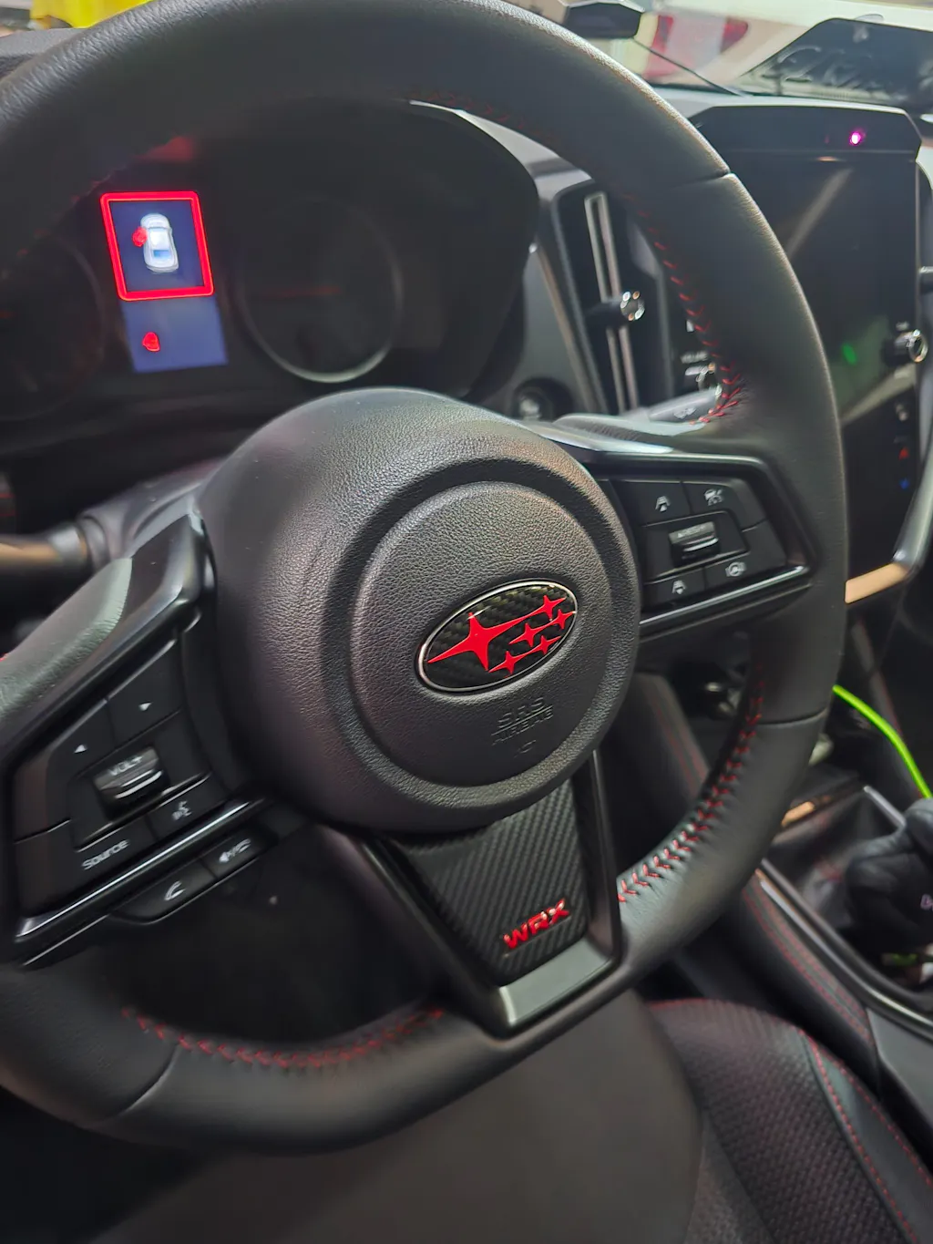 AFD Overlays Steering Wheel Emblem Pre-cut Overlay compatible with 2022+ WRX