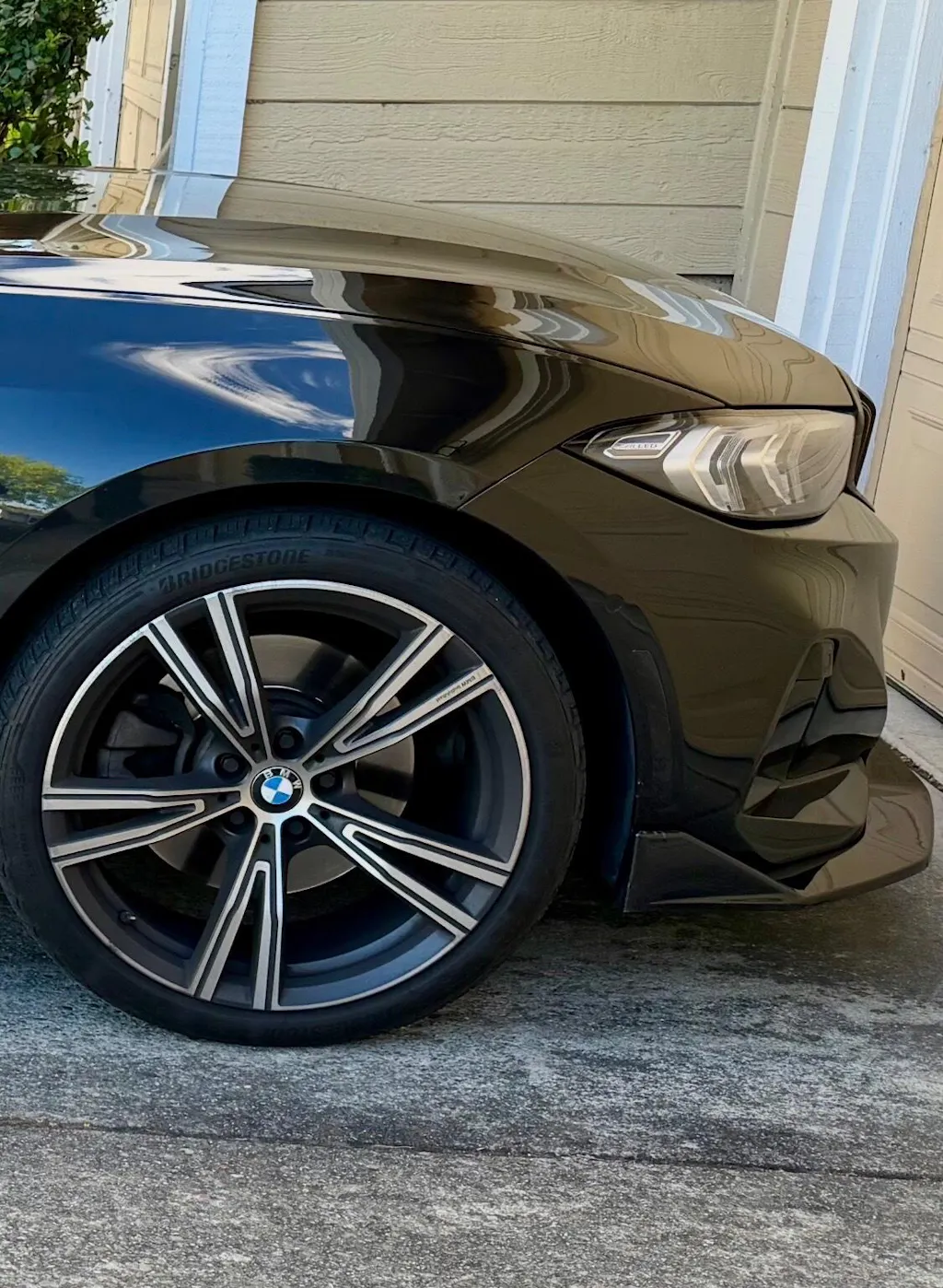 2019-2023 BMW G20 330i M340i Front Bumper Reflector Overlay Tint