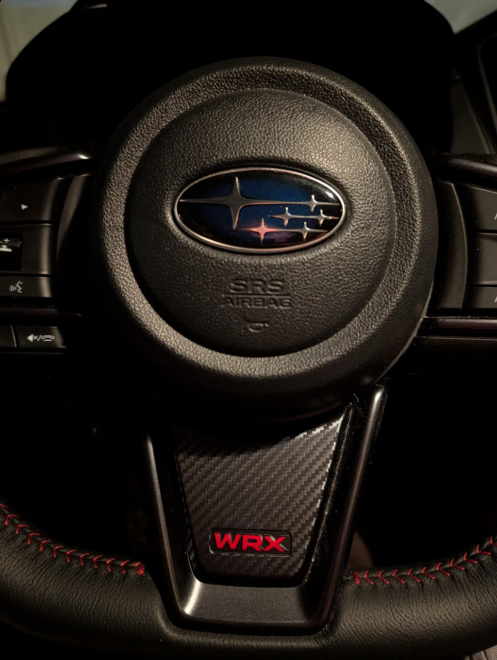 Steering Wheel Bottom Logo Pre-cut Overlay for 2022+ WRX