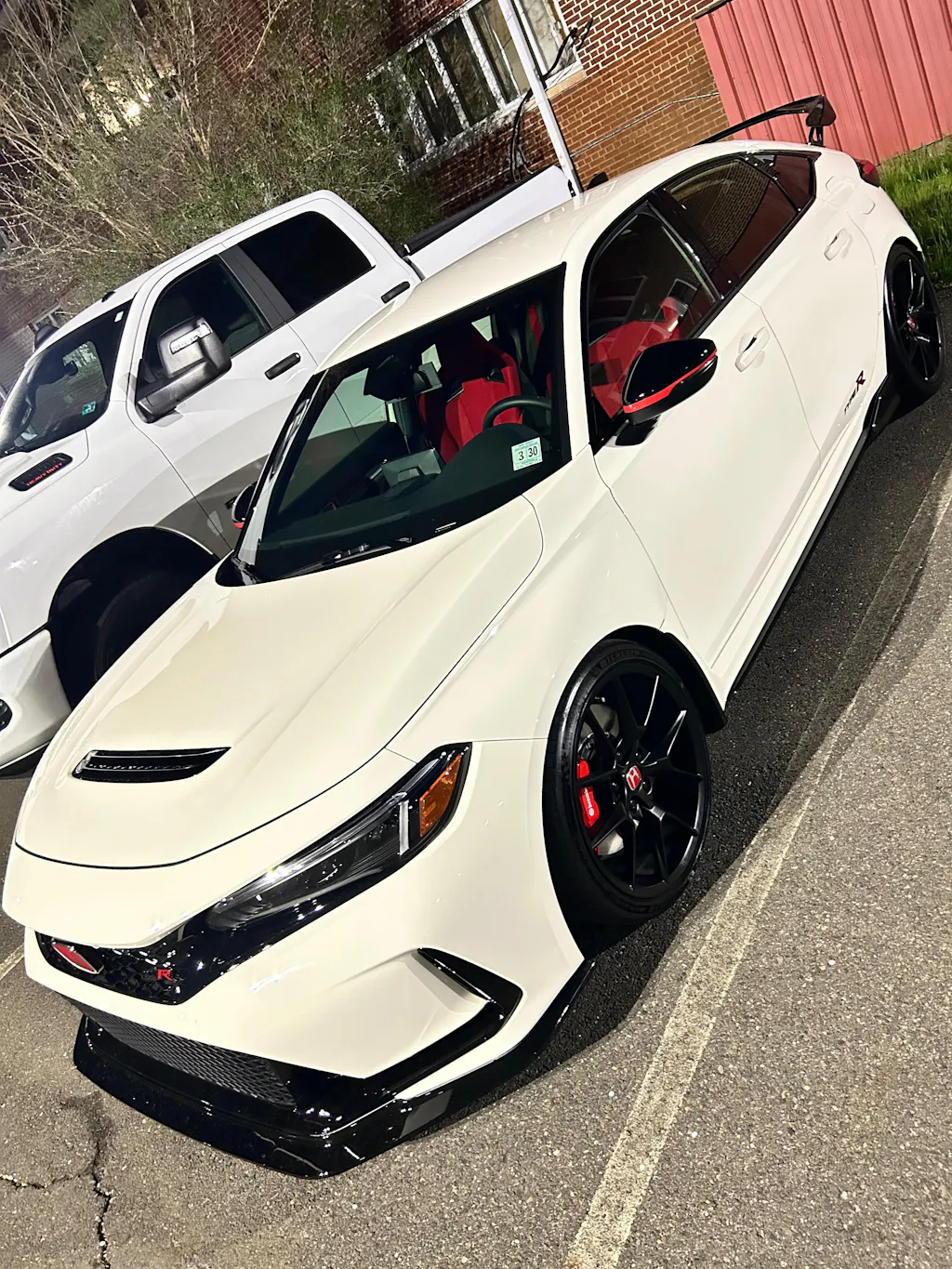 AFD Overlays Front Seat Logo Pre-cut Overlay compatible with 2023+ Honda Civic Type-R FL5