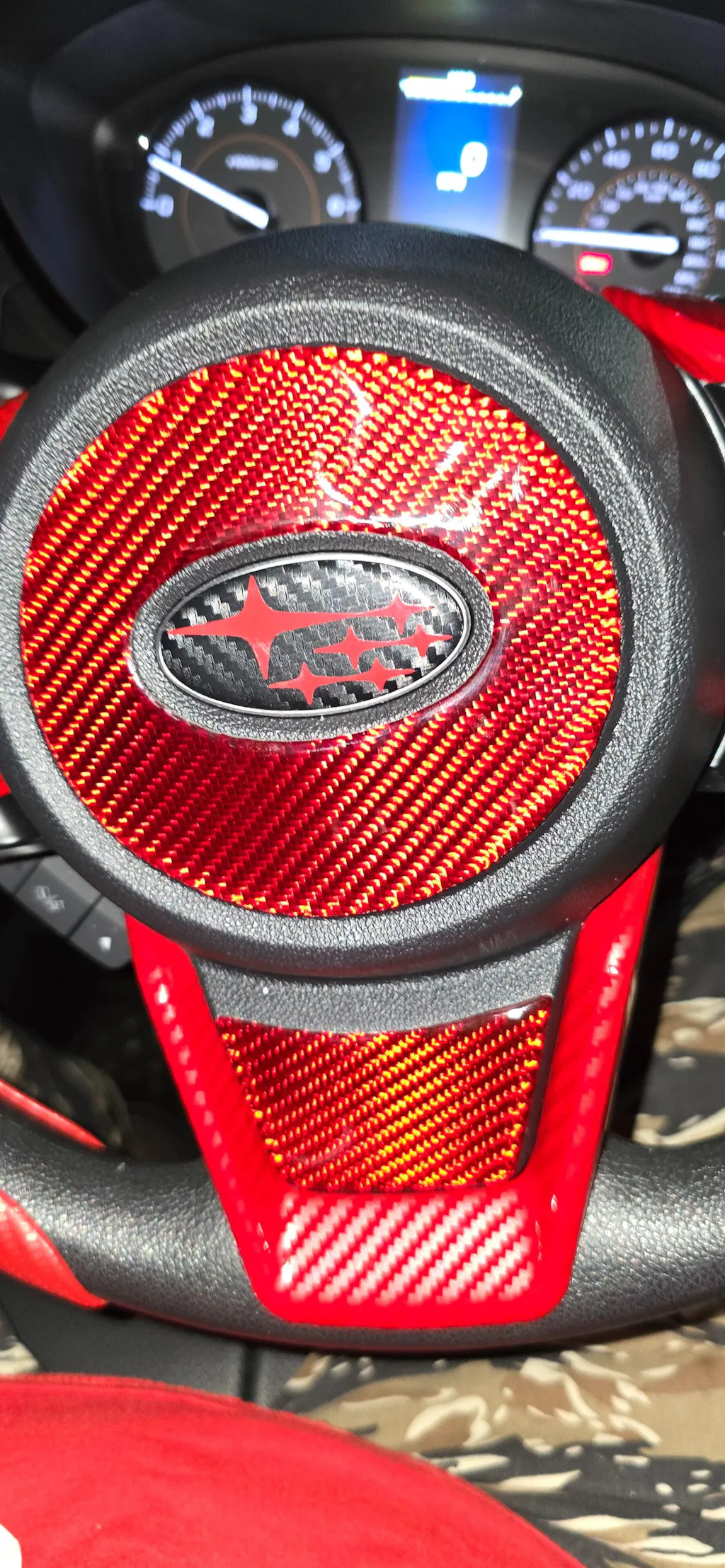 AFD Overlays Steering Wheel Emblem Pre-cut Overlay for 2022+ WRX