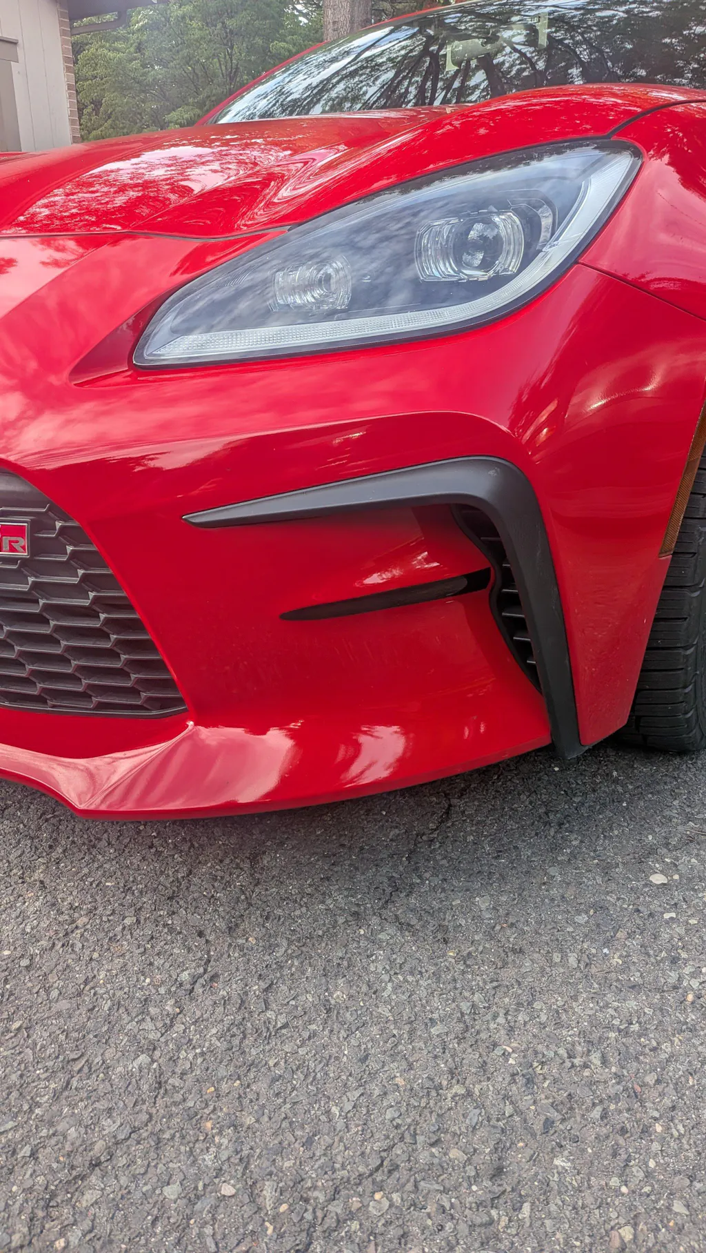 2022-2023 Toyota GR86 Front Bumper Fang Pre-Cut Overlay