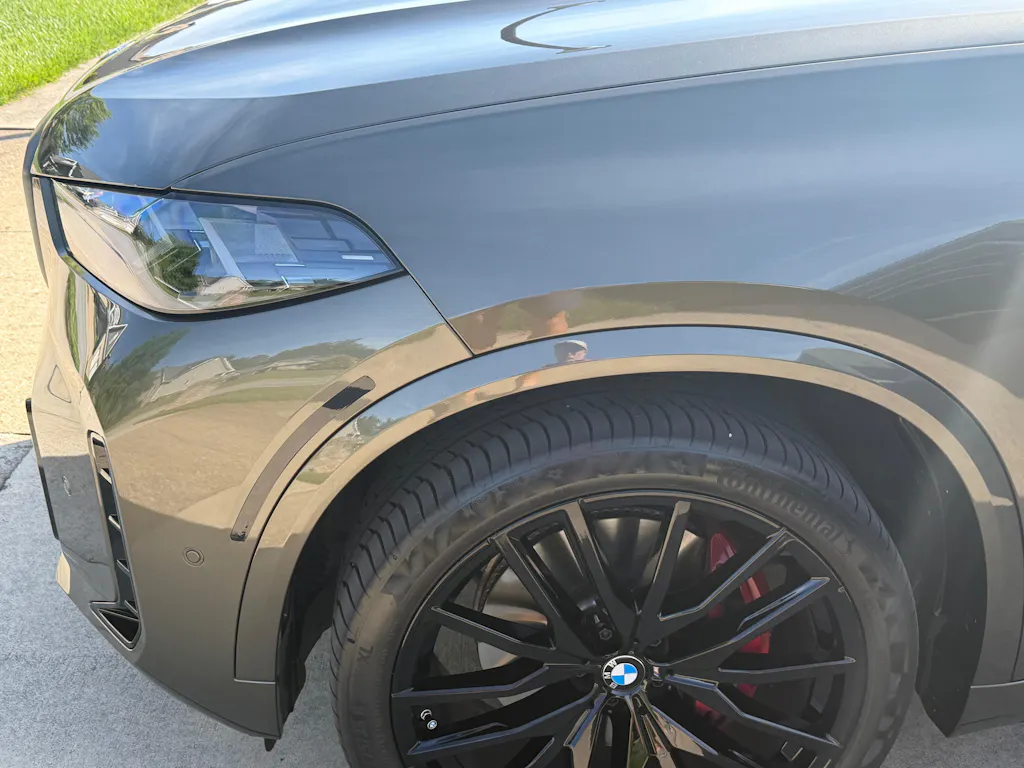 Front Bumper Reflector Pre-cut Overlay for 2024-2026 BMW X5