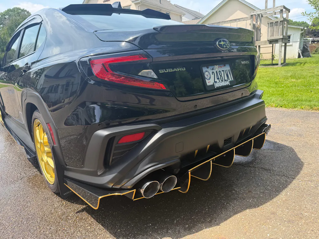2022+ Subaru WRX Smoked Tail Light Turn Signal and Reverse Pre-Cut Overlay V2