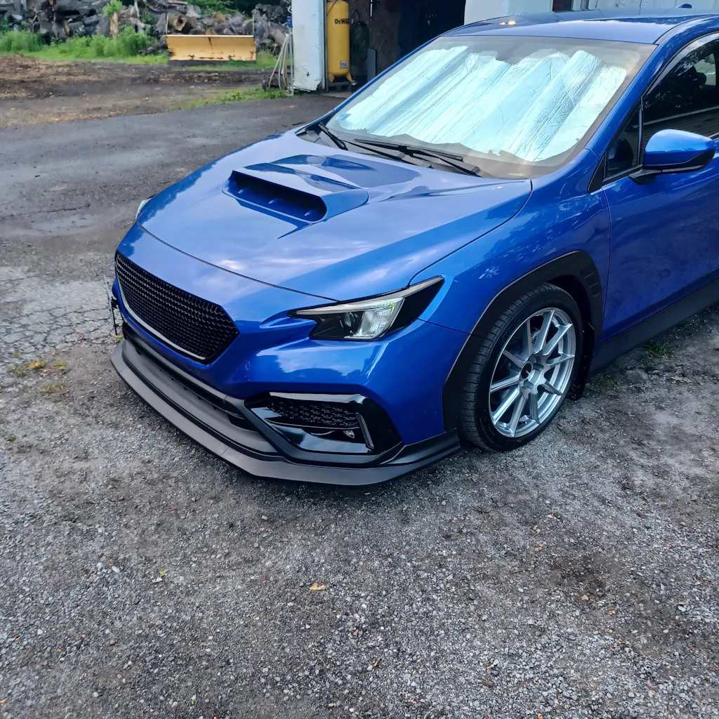 2022+ WRX FULL Headlight Amber Delete Pre-Cut Overlay BLACK OUT