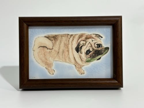 Aevumpet Custom Ceramic Pet Portrait – Personalized Handcrafted Pet Photo Painting Memorial Gift