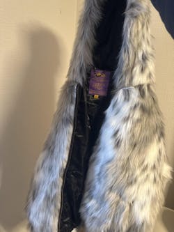 Corteiz Hooded Fur Jacket