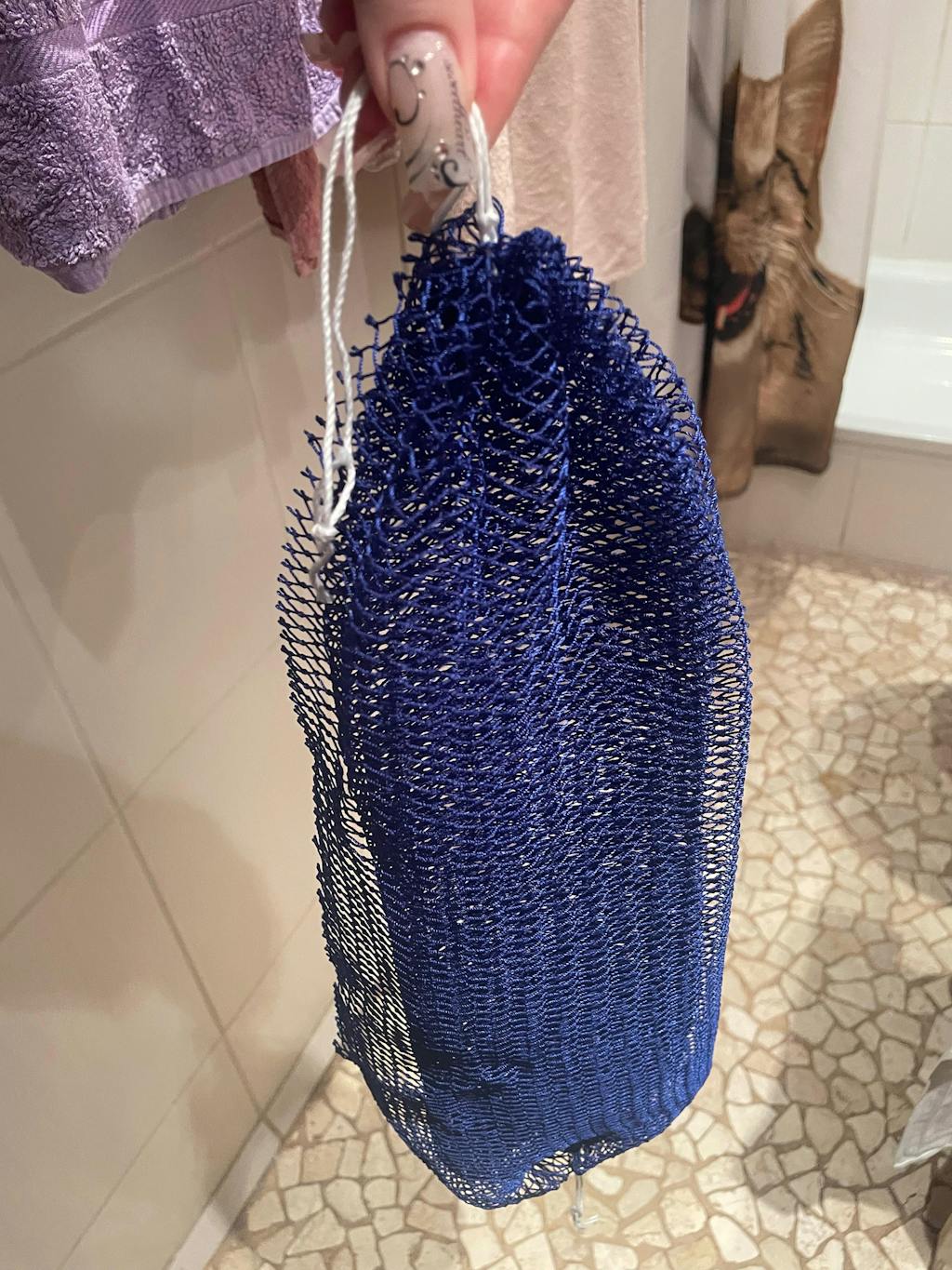 2 PCS Authentic African Exfoliating Net Bath Sponge