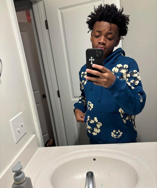 Denim Tears xCPFM Cactus Tears Wreath Hoodie Navy