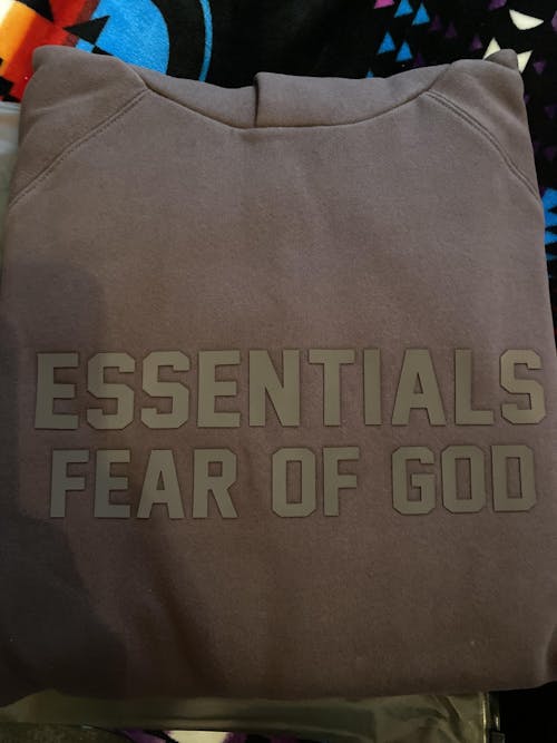 Fear of God Essentials Hoodie Plum