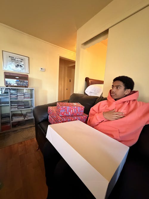 Fear of God Essentials Hoodie Coral