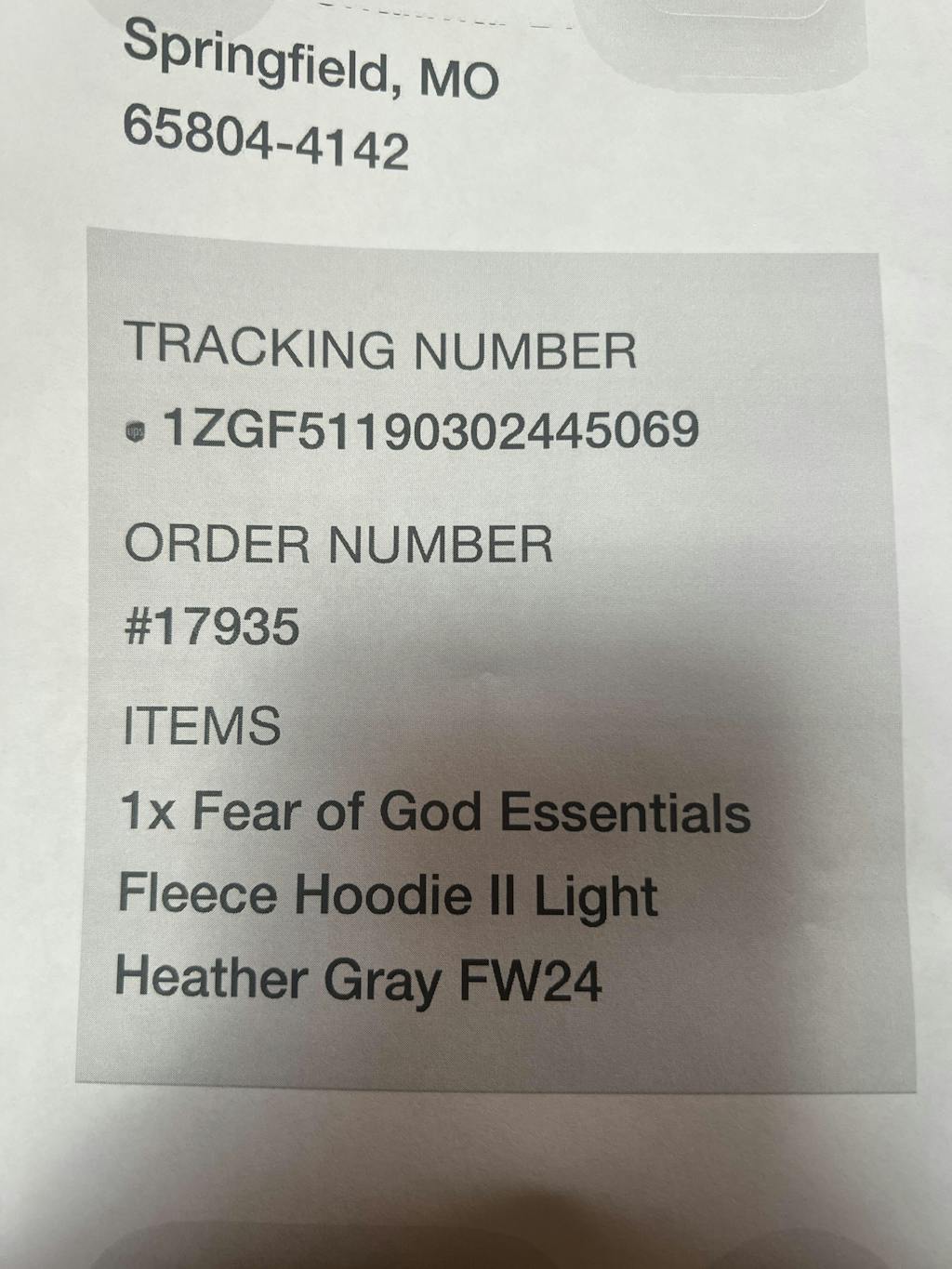 Fear of God Essentials Fleece Hoodie II Light Heather Gray FW24