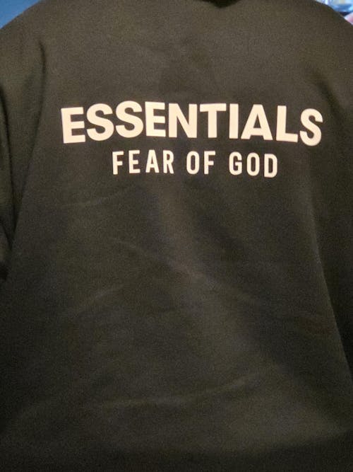 Fear of God Essentials Fleece Hoodie II Black FW24