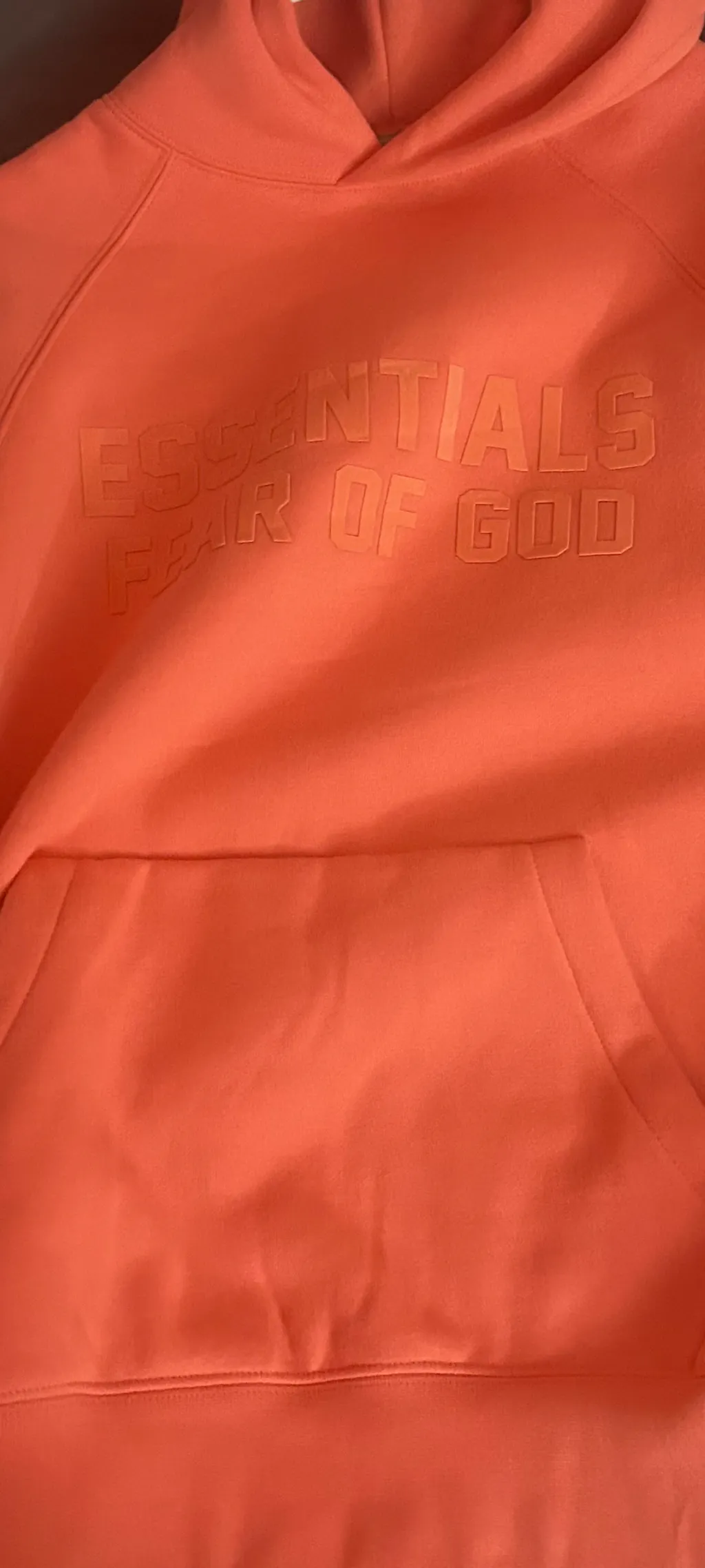 Fear of God Essentials Hoodie Coral