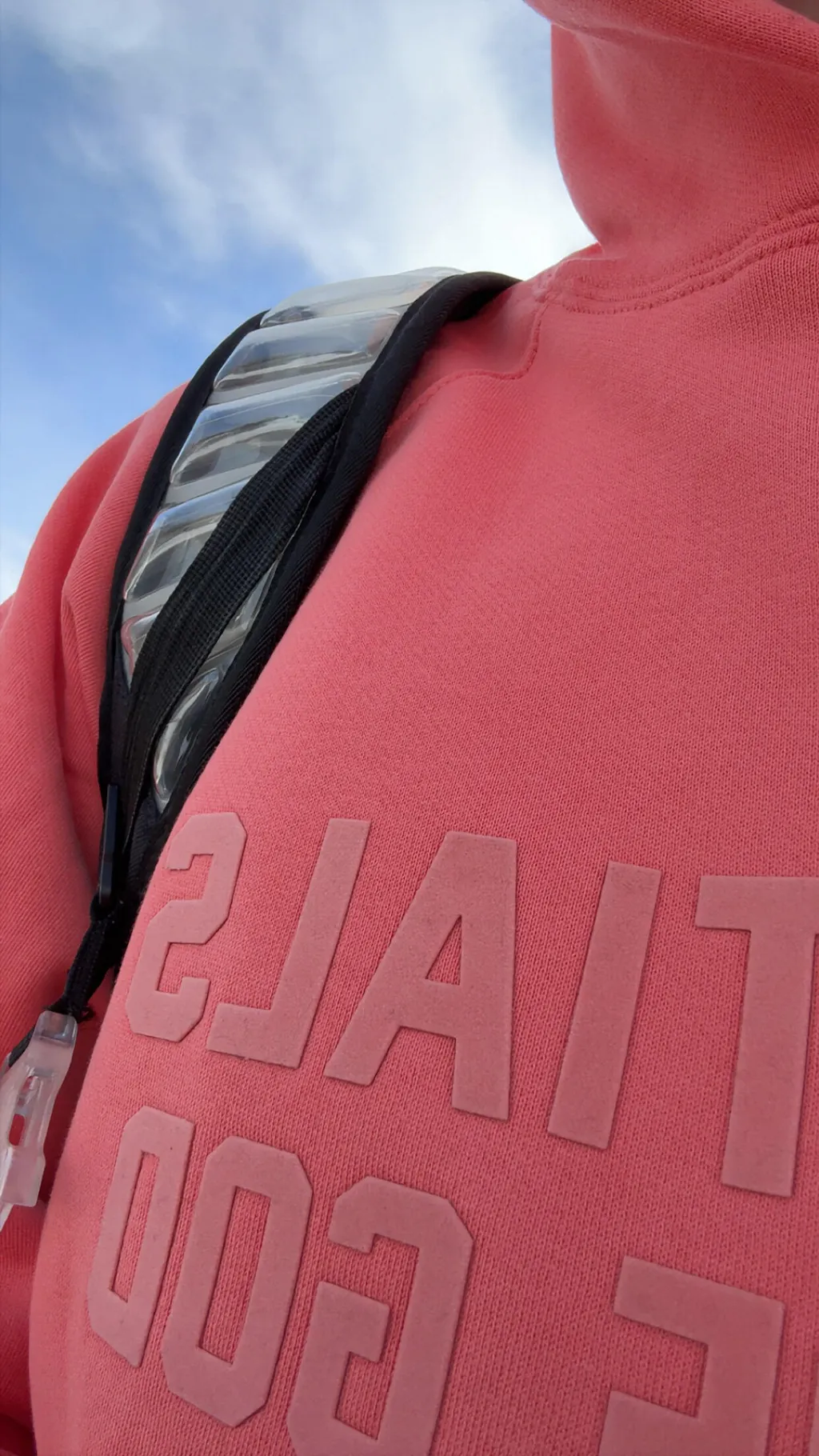 Fear of God Essentials Hoodie Coral