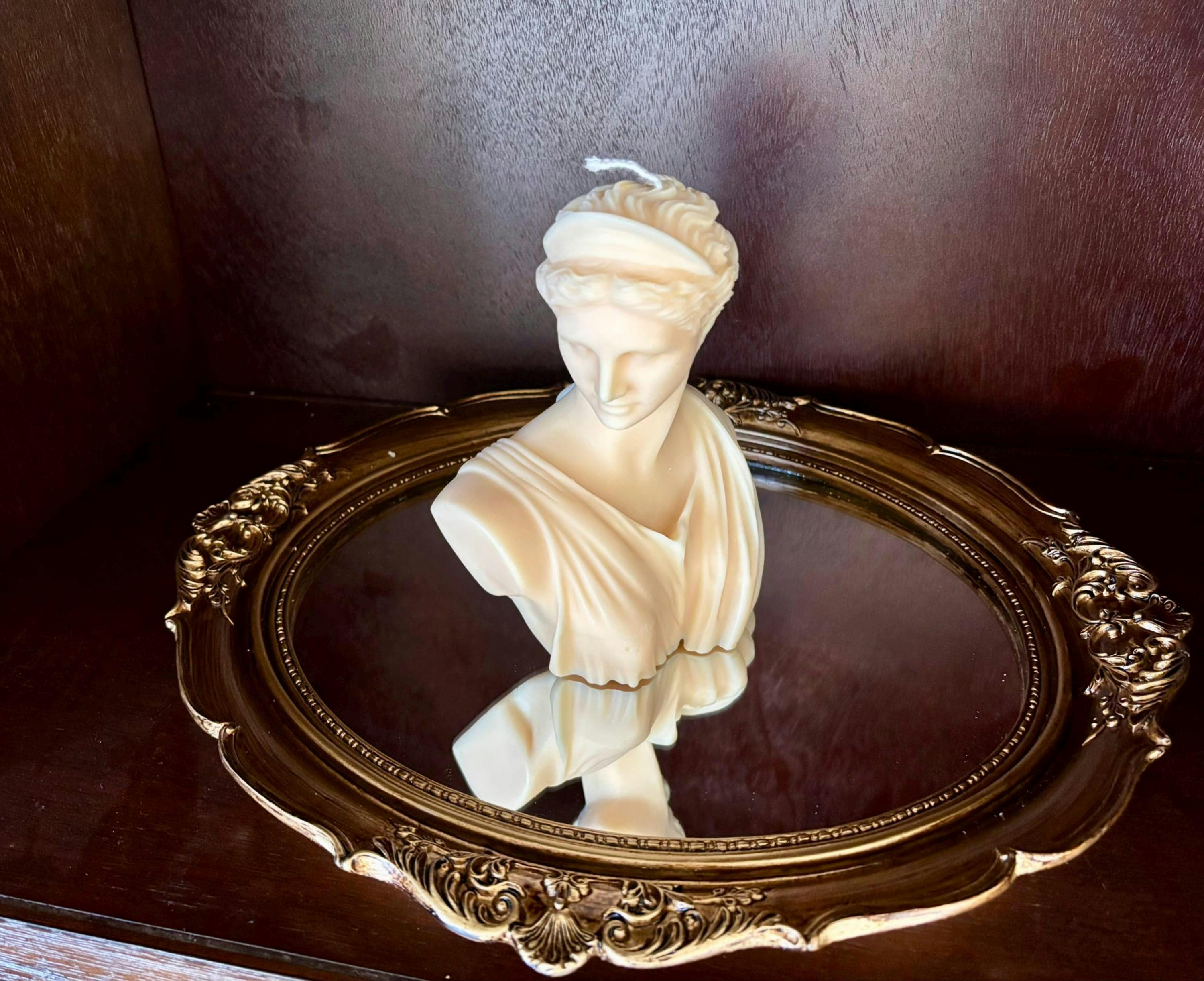 Artemis Bust Candle 6.5x5 inches – Agaboo Candles