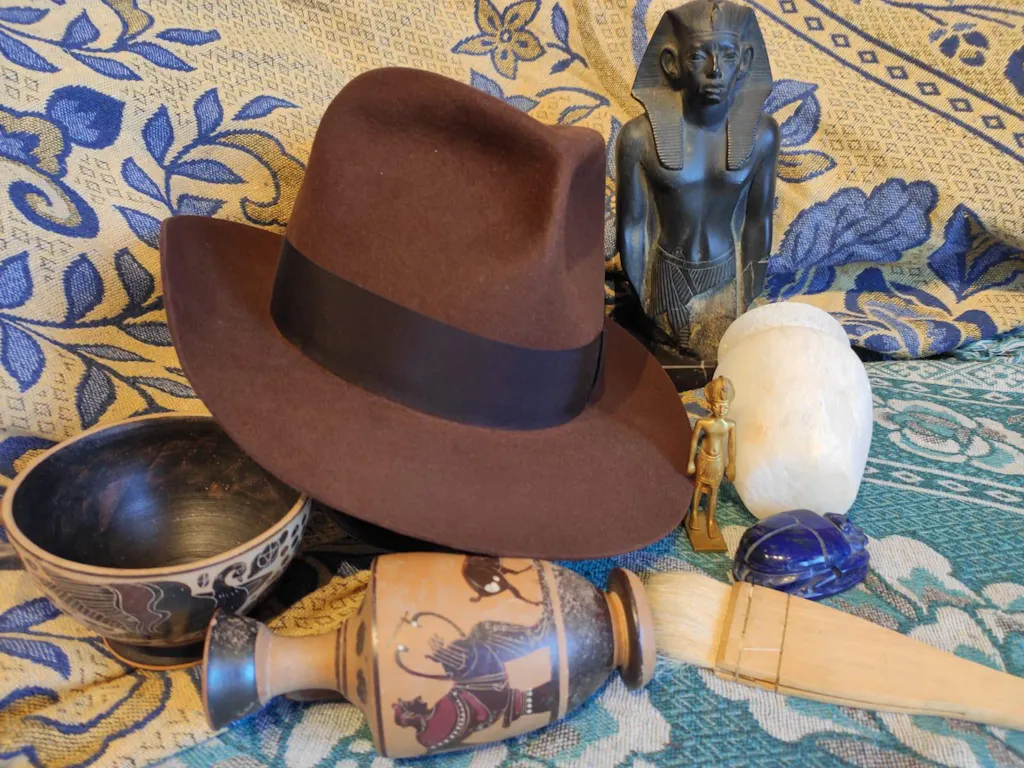 Raider｜茶色のインディアナ・ジョーンズ風中折れ帽 – Agnoulita Hats