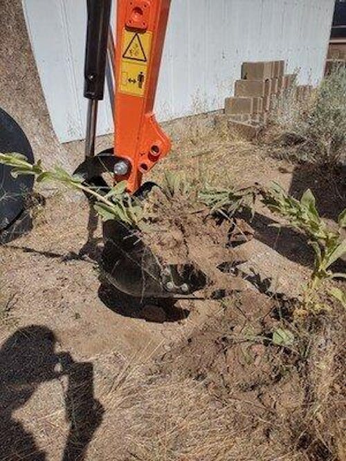 AX-12C | 13.5 HP B&S Engine Mini Excavator with Enclosed Cab