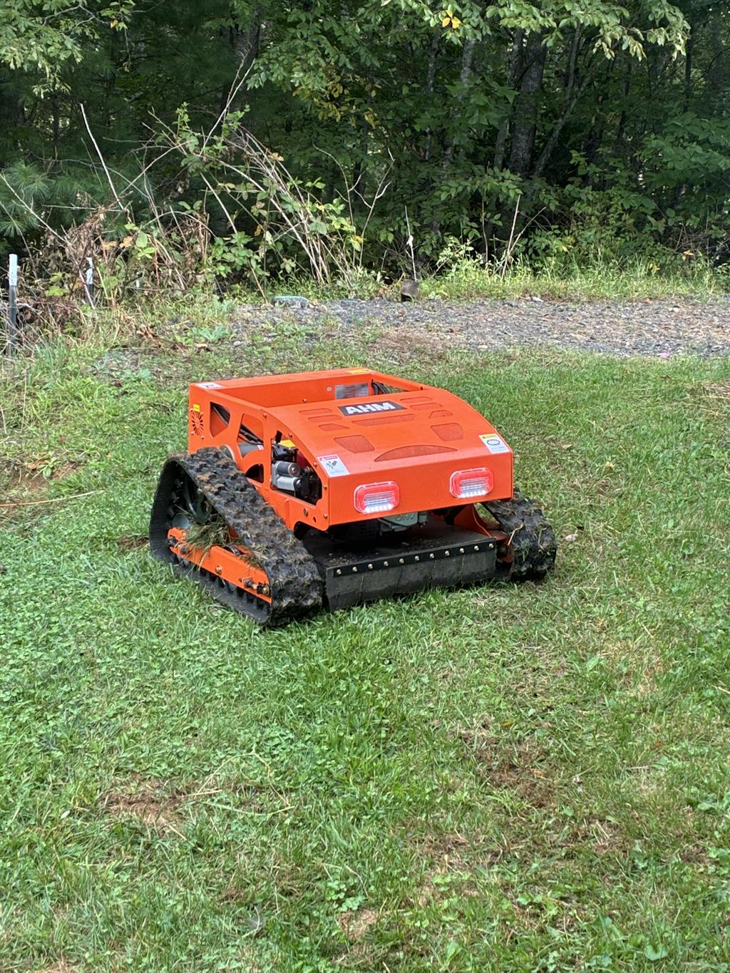 LM-55 | 21" Remote Control Lawn Mower Cutting Height Adjustable 45°Slope Climbing