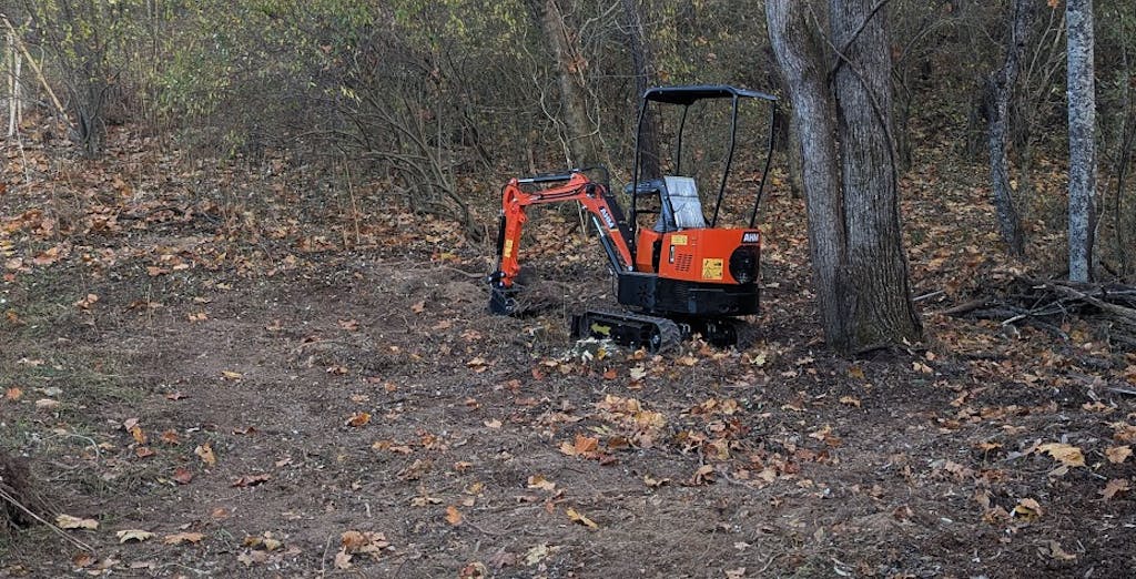 NW-A1 | 13.5 HP B&S Engine Mini Excavator with 6 Attachments