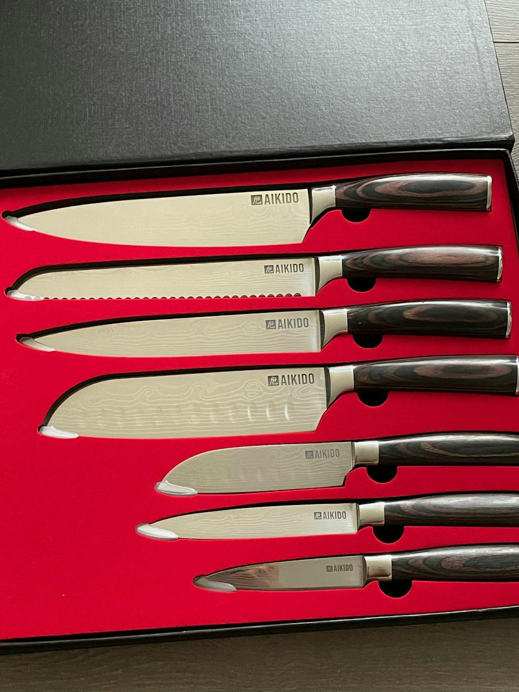 Signature 7Piece Knife Set Aikido Steel