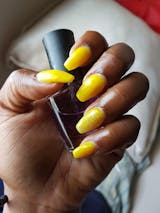 Yellow Summer Light Neon Canary Yellow Gel Polish for Toe Nail