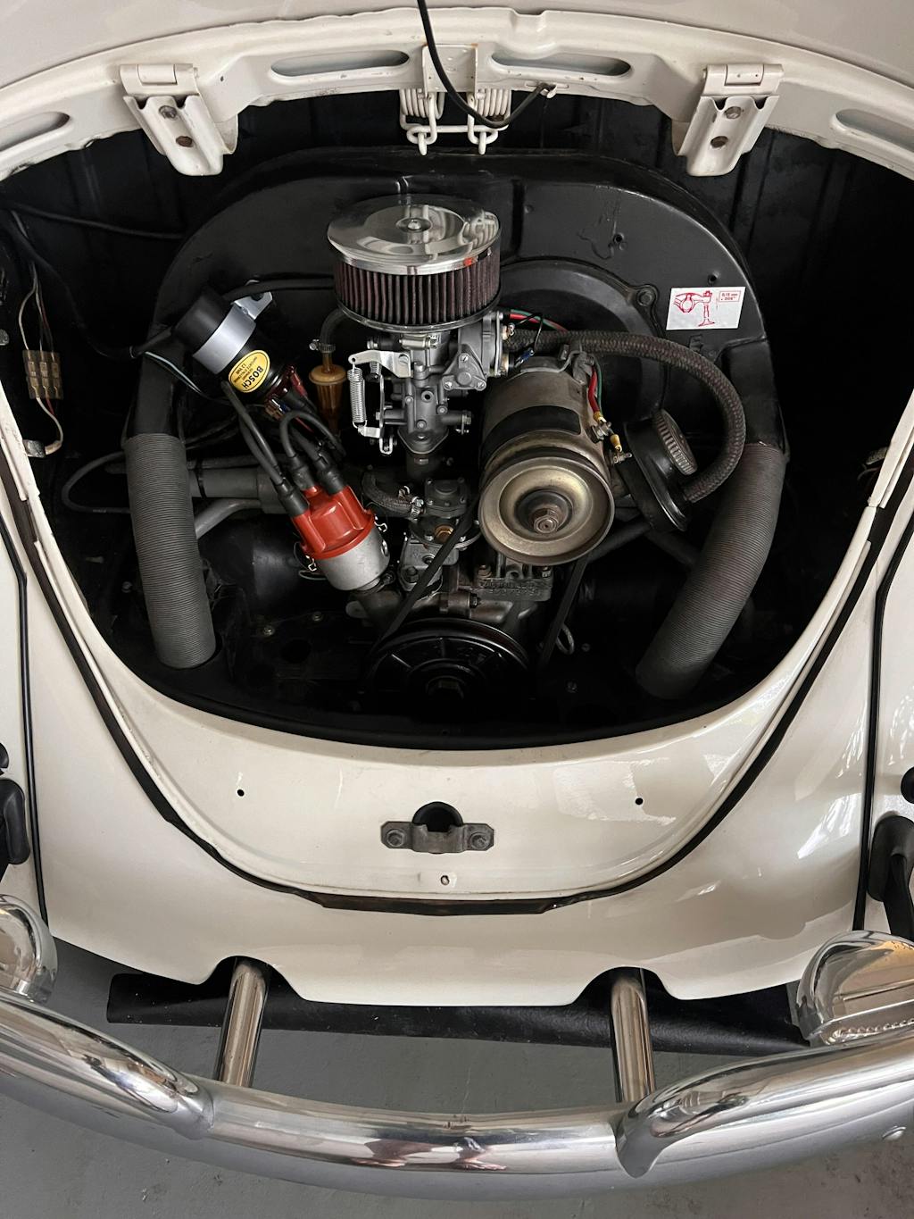 Refurbished 12V German Bosch Coil & Bracket — for Classic VWs 19671979