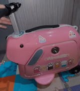 New Model Kids Hard Shell Luggage Kids Travel Riding Suitcase with motor  Wheels-Airwheel SQ3