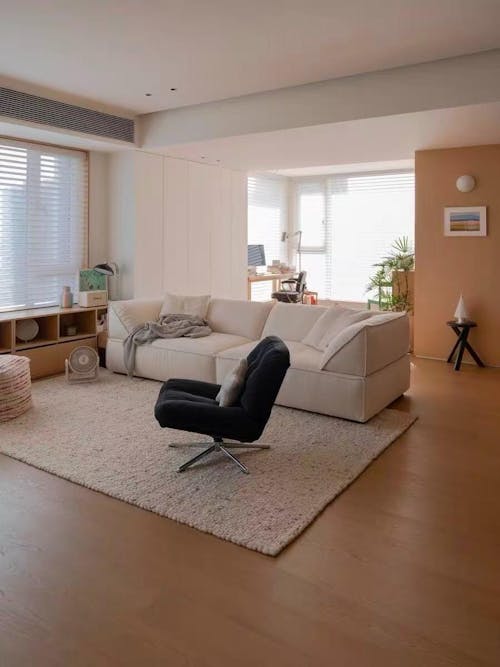 3-in-1 Convertible Sofa Bed Couch 3-Seater Chaise Lounge Grey