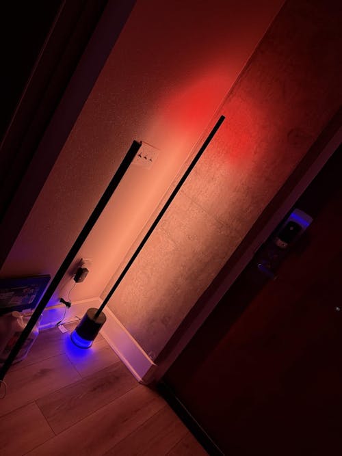 Smart RGBIC Floor Lamp with App & Voice Control for Living Room