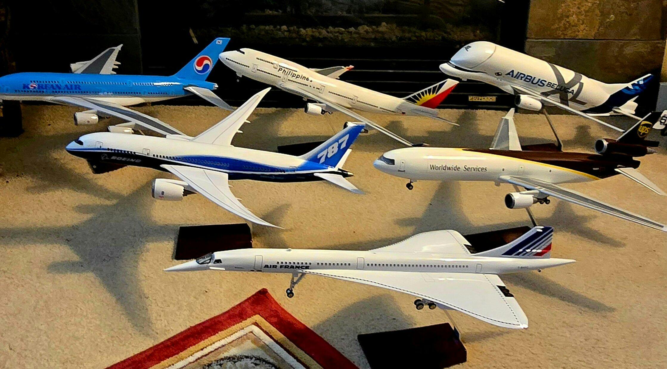 XL Prototype Boeing 787 Dreamliner Premium Resin Aircraft Model