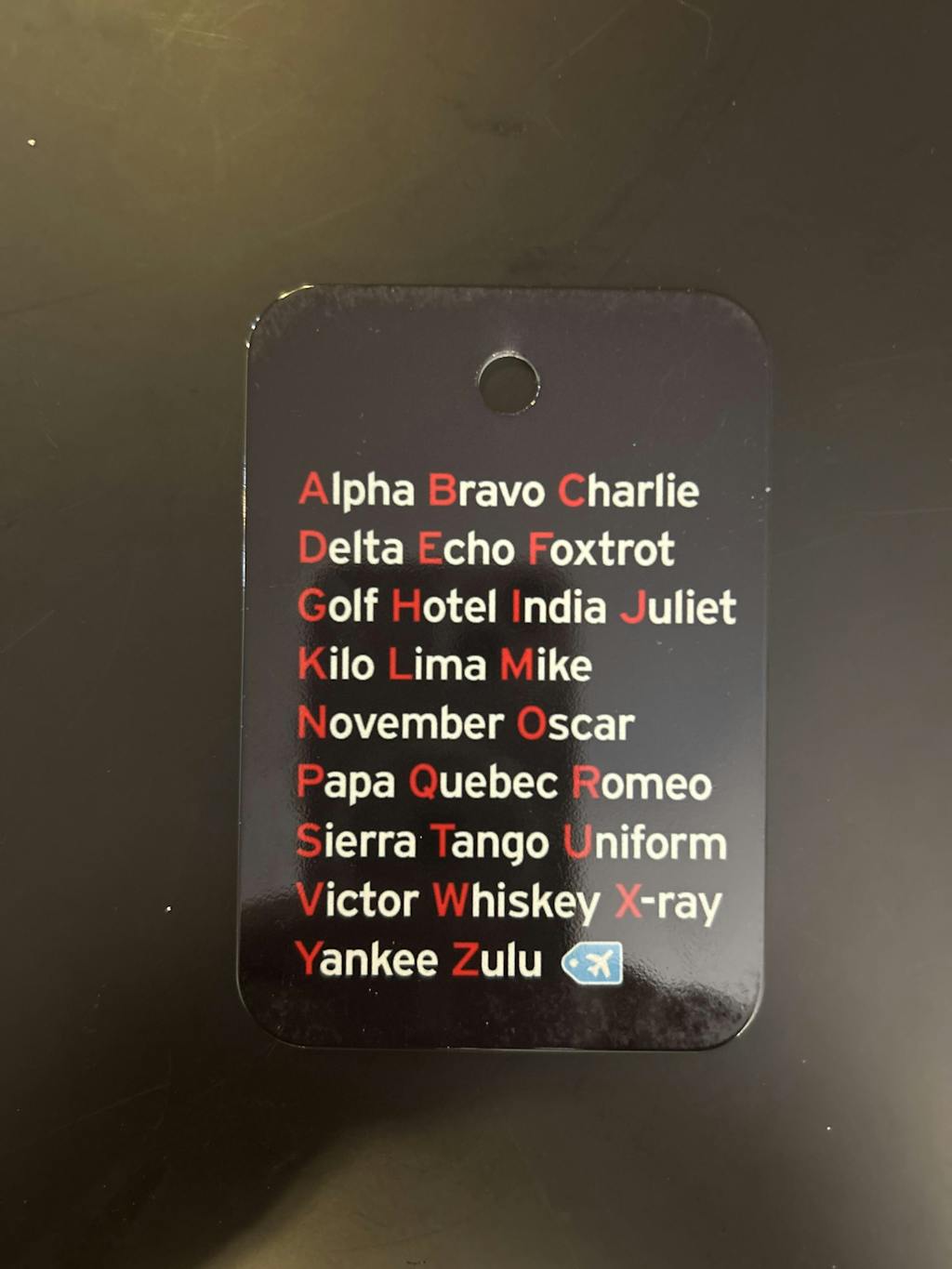 Airport Code Luggage Tag IATA code LON baggage tag