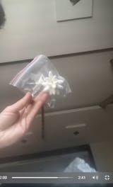 Artifical Jasmine Bud - Small Hair Clip