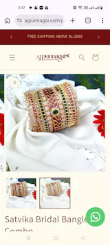 Satvika Bridal Bangle Combo